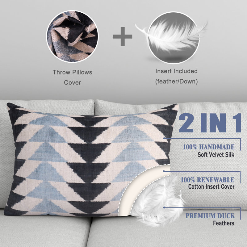 Lumbar Pillow Cover & Insert, Abstract