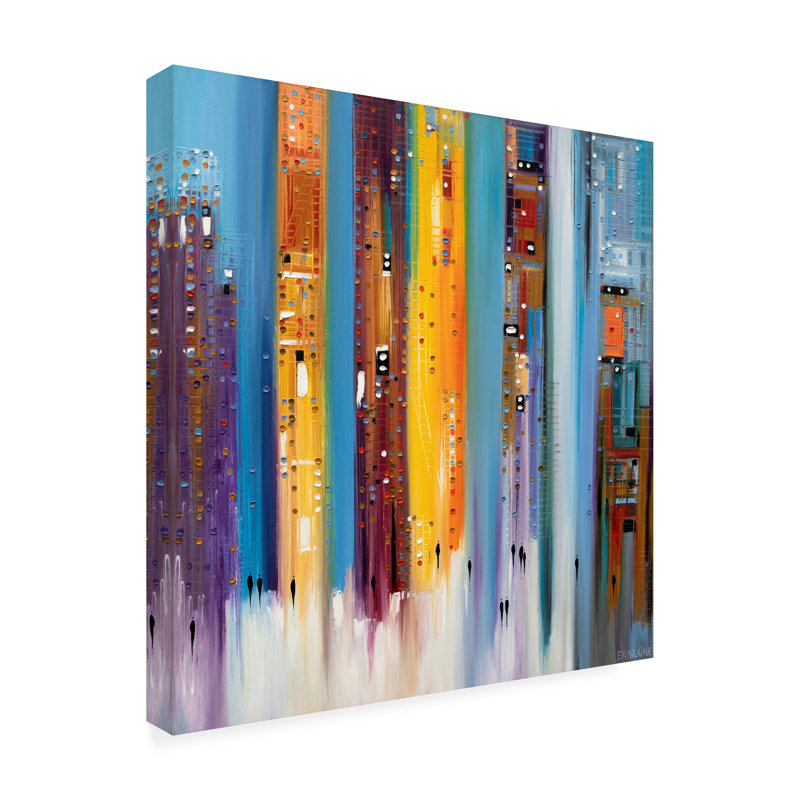 Art sur toile «Ekaterina Ermilkina City», H 14 po x l 14 po