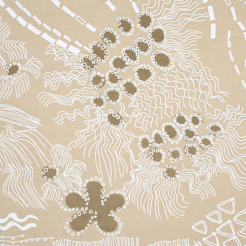 Schumacher x Clements Ribeiro Haven Fabric, Light Neutral