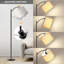 Lampe sur pied arquée 61,8 po Mykah avec télécommande et ampoule incluse-1916878467