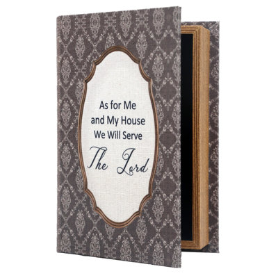 As for Me and My House Vintage Decorative Book Box