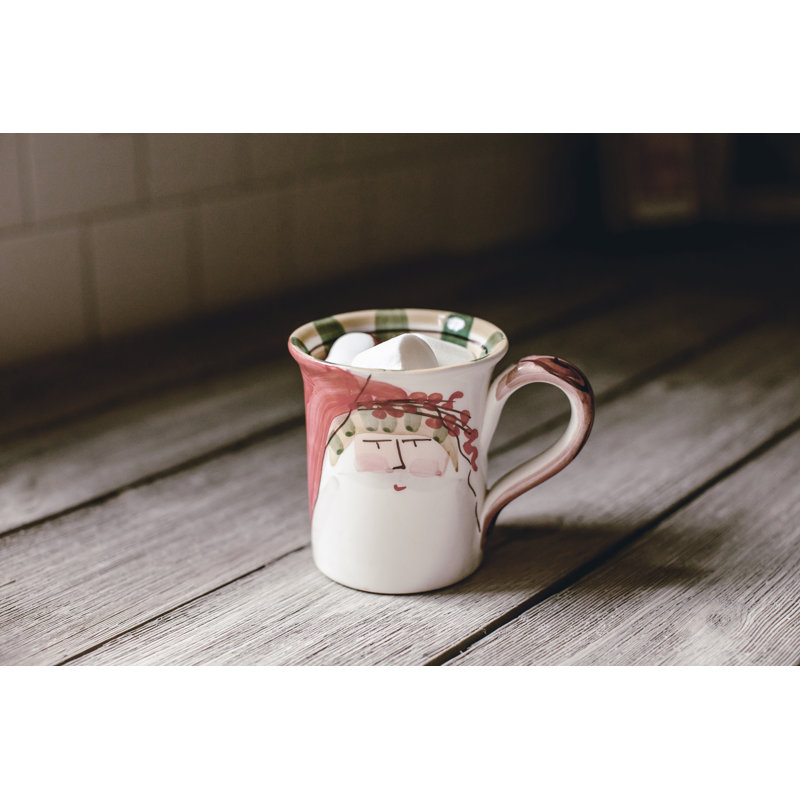 Old St. Nick Earthenware Coffee Mug