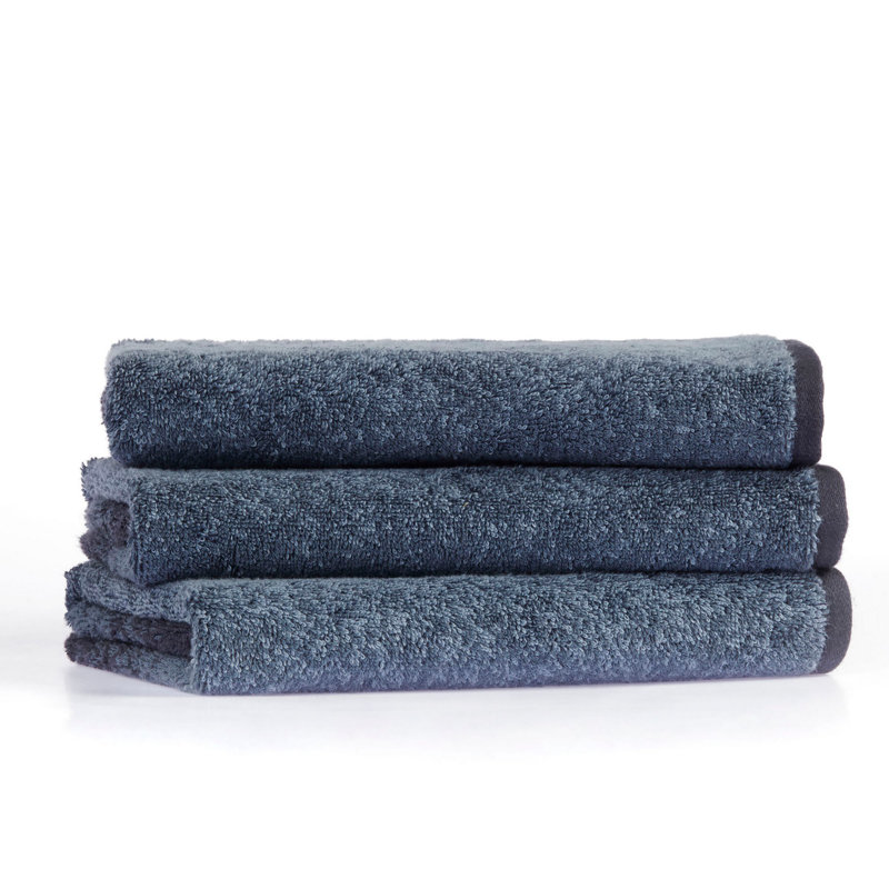 Débarbouillette 100% coton Sohail, Bleu foncé