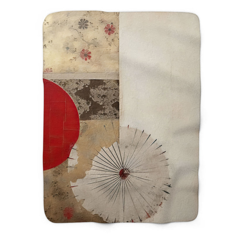 Jeté japonais 1 pièce - Sherpa Premium, L 50 po x L 60 po