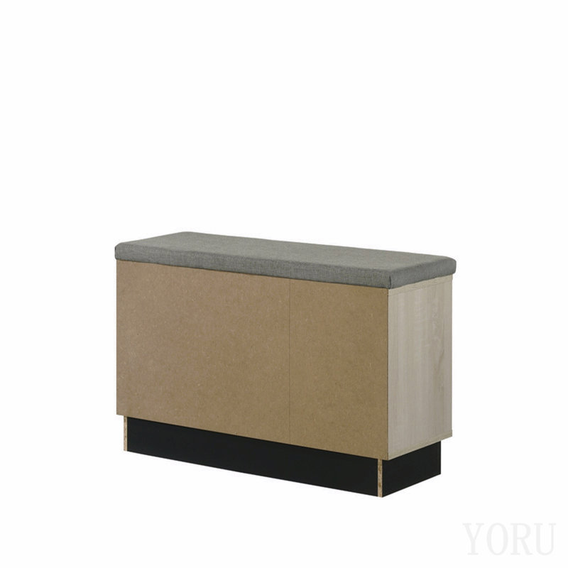 Armoire à chaussures avec portes coulissantes l 38,5 po en chêne