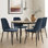 Chaise rembourrée en tissu Sheryl