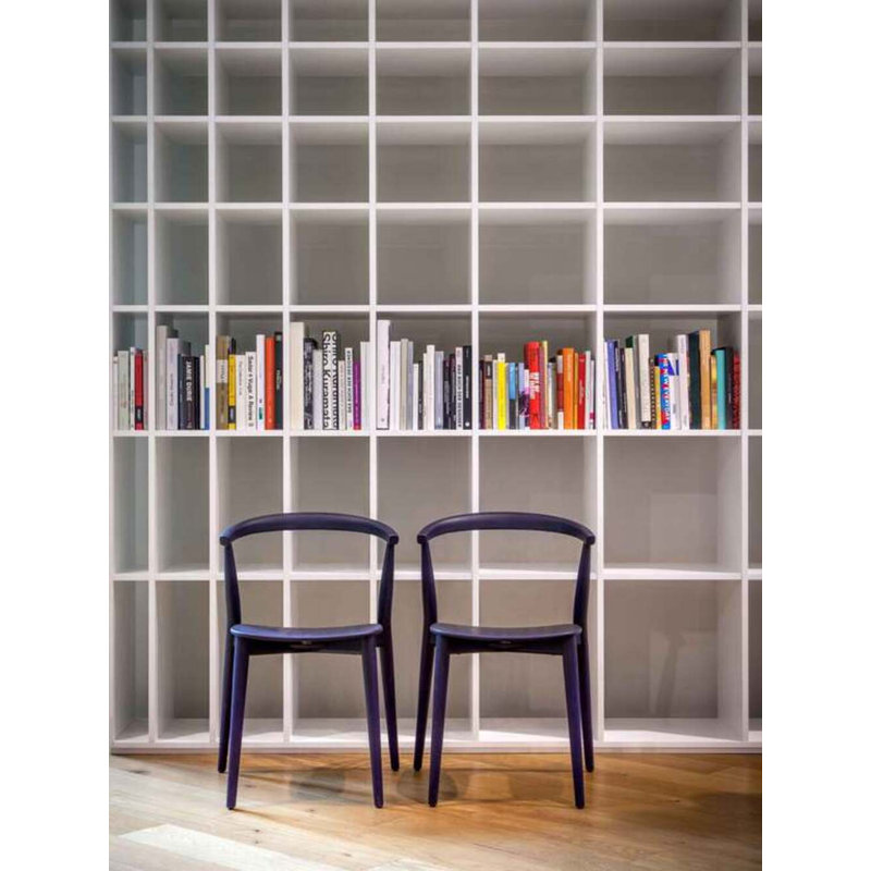 Newood Solid Wood Dining Chair, Black Stained Ash
