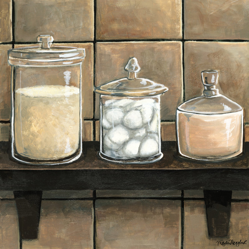Modern Bath Elements II (D) by Megan Meagher - 1 Piece Wrapped Canvas Painting, 76cm H x 76cm W