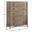 Regan 40'' W 5 - Drawer Dresser-1744364668