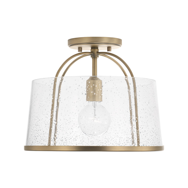 Madison 1 - Light Simple Pendant, Aged Brass