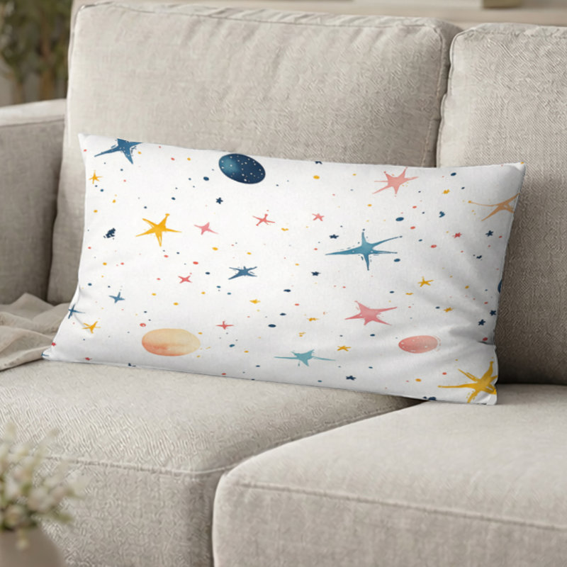 Coussin Starburst, H 12 po x l 20 po