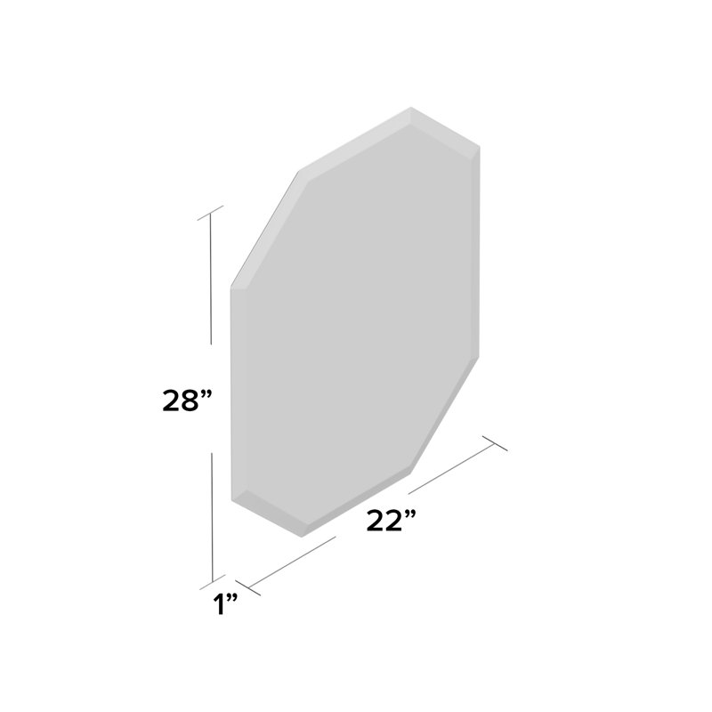 Miroir d'appoint mural Luqman