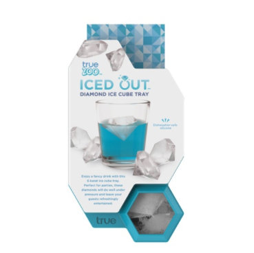 TrueZoo Iced Out Diamond Silicone Ice Cube Tray