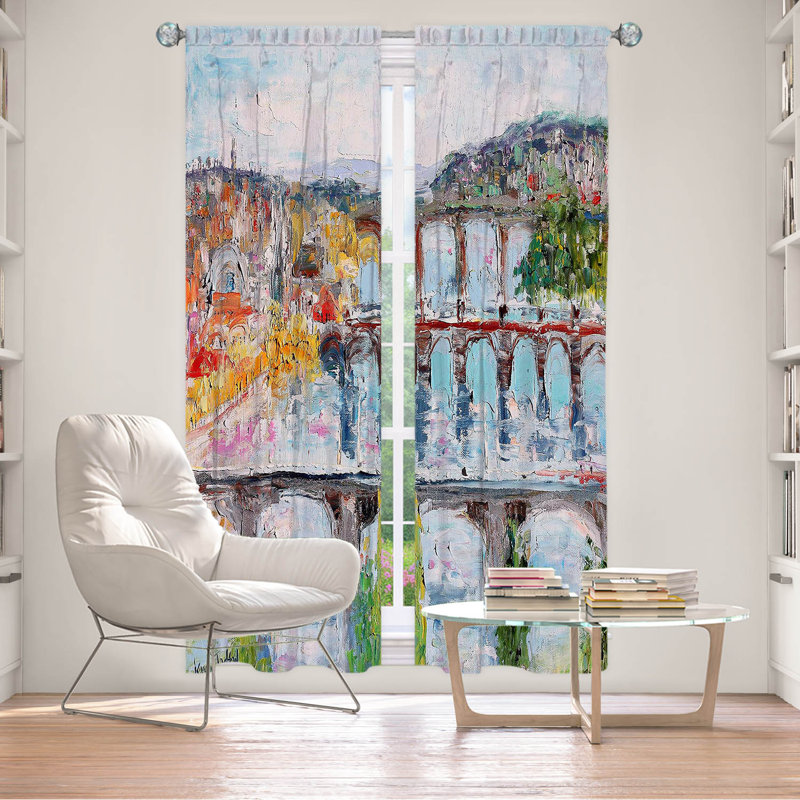Ensemble de rideaux en polyester 2 pièces, L 20 po x L 52 po