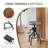 Kailar Adjustable Height Counter Stool with Metal Frame