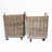 Rattan Basket on Wheels-1971472535