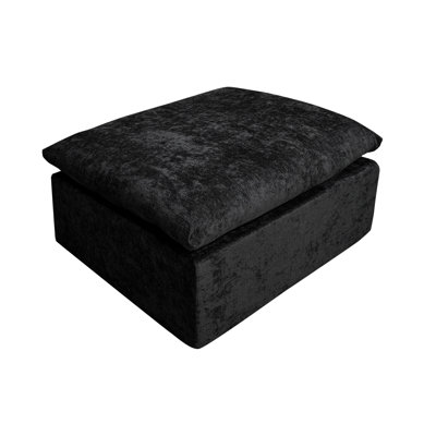 No Assembly Black Modular Sectional Featuring Soft Corduroy And A Reversible Chaise For Bedroom Comfort In With Comfortable Chaise, Home