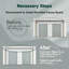 3-Lite Glass Door Solid Manufactured Wood Bi-Fold Door with Installation Hardware Kit-108500843