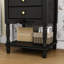 Elegent Nightstand With 2-Drawer & 1-Shelf-2125992229