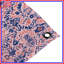 Tapisserie murale rose à motif damassé - Décoration murale damassé-129217527