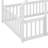 House-Shaped Floor Bed, Fence and Guardrails-129032468