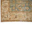 Tapis beige / bleu unique de 3 pi 3 po x 13 pi 4 po