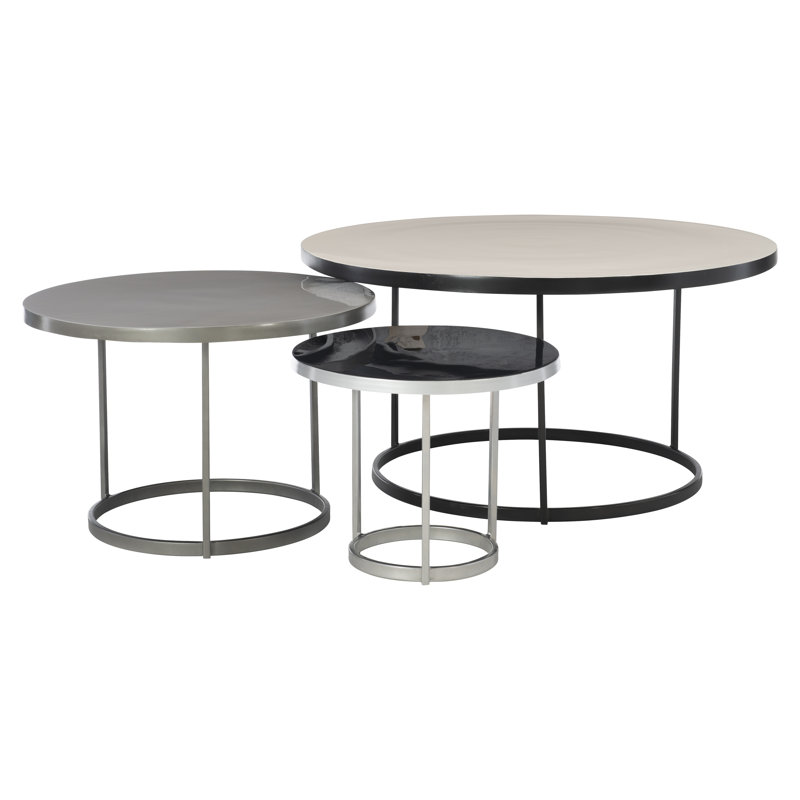 Bonfield Cocktail Table, Matte Black, 14" H x 18" L x 18" W