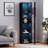 Side Cabinet With Aluminum Strip Lamp,With Large Storage Space