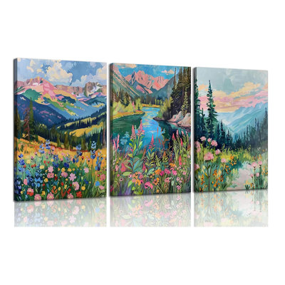 3 Piece Wrapped Canvas Print
