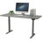 Skyscraper Electric Height Adjustable Standing Desk, Dual Motor and Digital Control with Memory, 72x30, Real Reclaimed Wood Top with White Frame-765077112-765077059