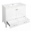 Meuble-lavabo moderne avec rangement avancé et lavabo durable-610476193