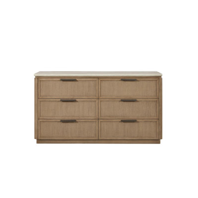 Commode - Façades de tiroirs en corde - Caramel