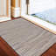 Tapis gris en jute / coton tressé à la main Coomes-272958929