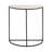 Marble and Metal Half-Circle Console Table-1324422218