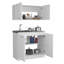 Armoire, ensemble de deux pièces, blanc