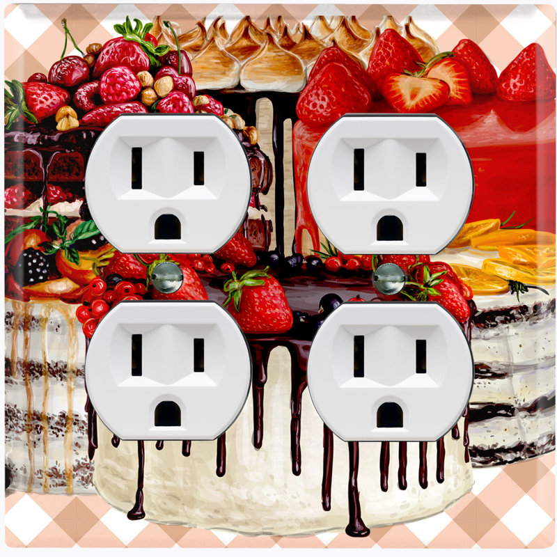 2 - Gang Duplex Outlet Standard Wall Plate