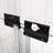 Bypass Shower Door, 50 - 54"X70", 1/4" Tempered Glass, Matte Black, Stainless Steel Handle, Explode Film, Leak-, Simple Installation Matt Glass With Nano Treatment, Leak, Easy-121166480