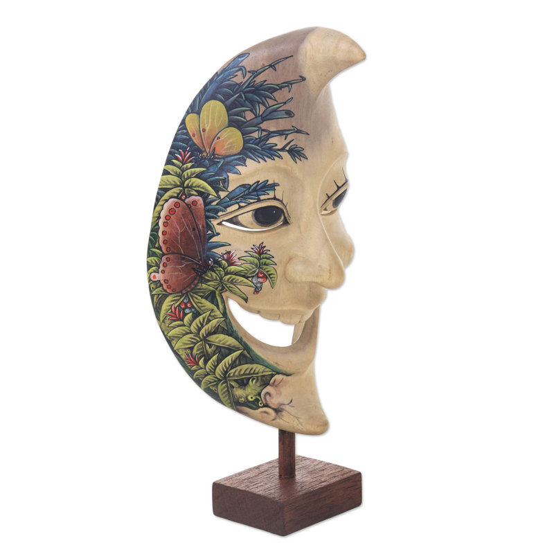 Sculpture homme souriant
