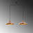 Modern Patina Chandelier, 2-Light Fixture, 39.4 x 13.8 x 51.6 inches | Metal Body with Adjustable Height, IP20 Rated, 12-inch Base Plate, Elegant Scandinavian Design | Ideal for Dining Room & Living Spaces-1156234935