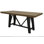 Fetrow Rectangular Solid Wood Top with Solid Wood Base Dining Table