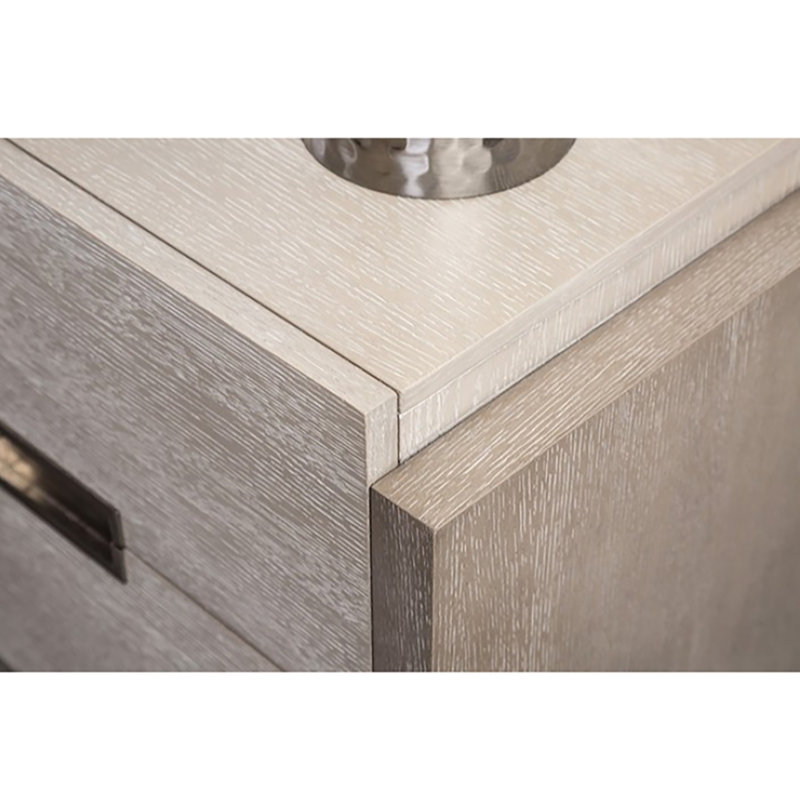 Table de chevet 2 tiroirs Tanai