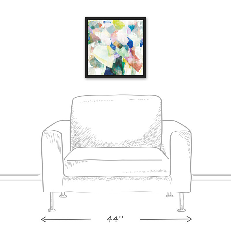 Avalanche Floating Framed Canvas, 17.75" W x 17.75" H