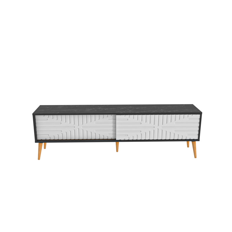 Willington TV Stand for TVs up to 65", Bendire/White