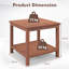 Square 45Cm L Side Table