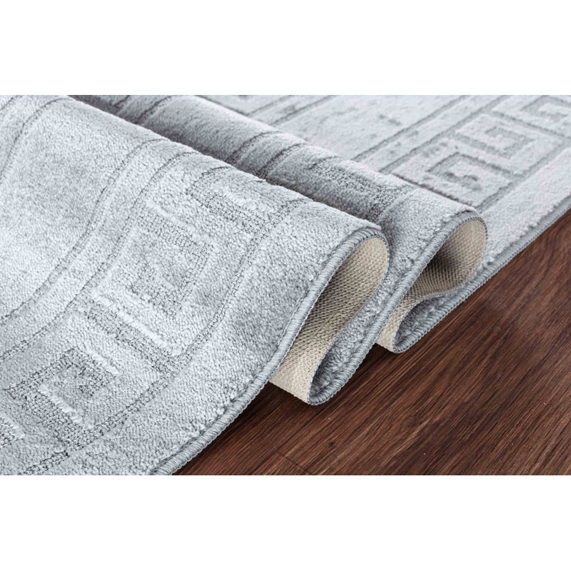 Millfield Non-Slip Indoor Doormat, 40cm W x 60cm L, Dark Grey
