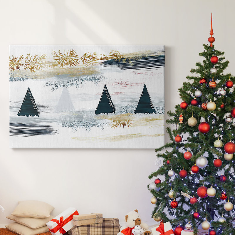 Christmas Holiday Arts - Toile tendue avec châssis, H 24 po x l 36 po
