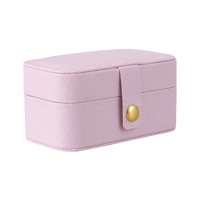 Leather Jewellery Box +, Pink