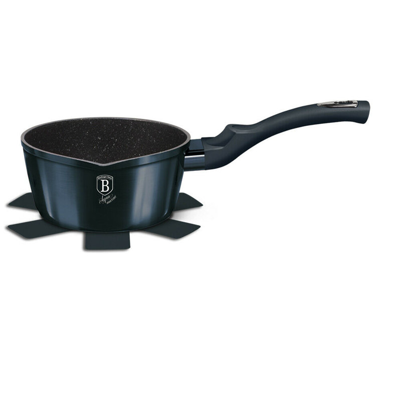 1.2L Non-Stick Aluminium Saucepan, Blue