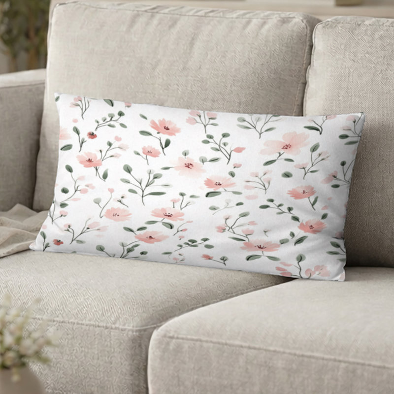 Coussin décoratif French Country, H 12 po x l 20 po