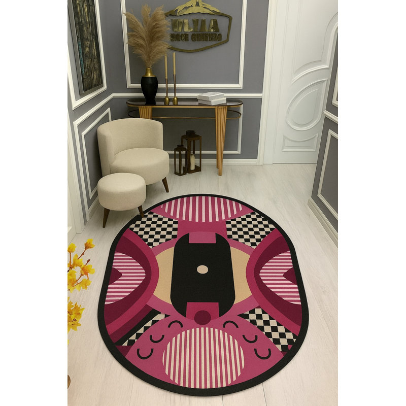 Tapis gris tissé traditionnel Mosso, 3'11" x 5'11"